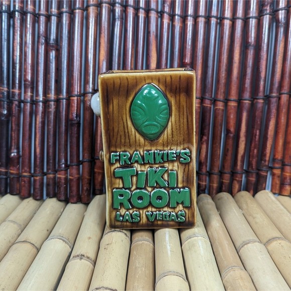 Frankie's Tiki Room Green F Tiki Bandit Tiki Mug - Picture 7 of 12
